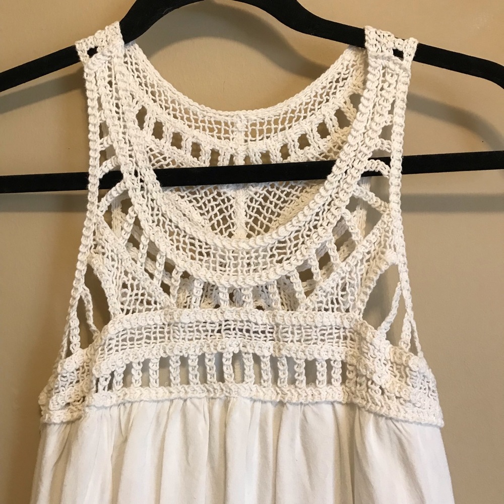 ‼️LAST CALL PRICE FIRM‼️ white boho dress/top - Picture 7 of 14